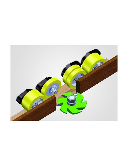Combinaison de rouleaux de 25 et 60mm