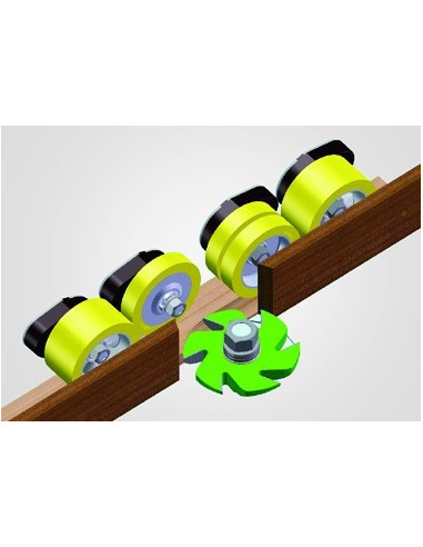 Combinaison de rouleaux de 25 et 60mm