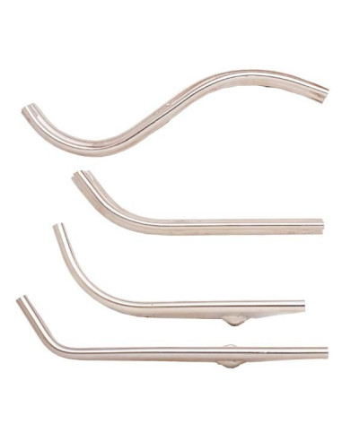 Kit 4 supports d'outils courbes vue de dessus