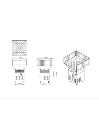 Table aspirante Holzprofi TA800