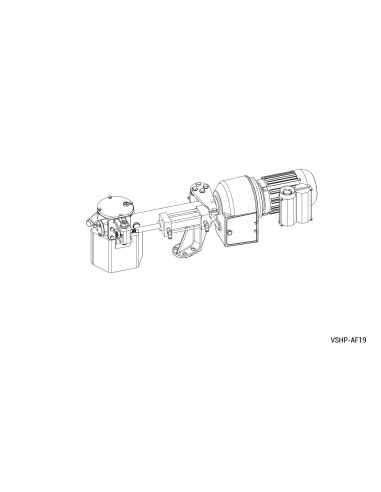 Entraîneurs à bois pneumatique triphasé 2 rouleaux Holzprofi VSHP-AF19N