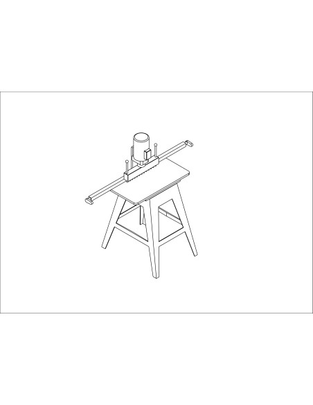 Perceuse multi-broches 13 mandrins monophasée Holzprofi PMB13