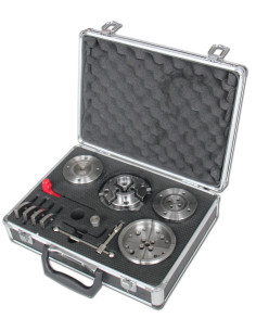 Kit mandrin tour à bois Ø70 mm | Coffret mors et accessoires