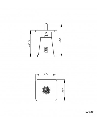 Ponceuse oscillante monophasée Jean l'ébeniste PAO230