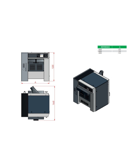 Raboteuse 630mm triphasée Holzprofi A630