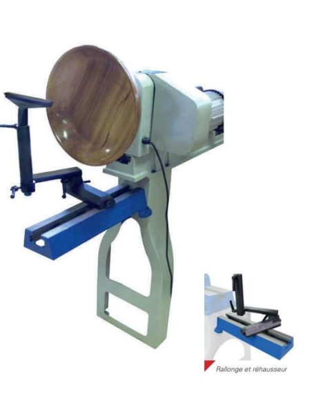 Support de tournage frontal pour tour à bois MC1100 et MC1200