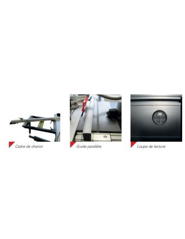 Scie à format 1300mm monophasée Jean l'ébéniste SAF1300-MONO