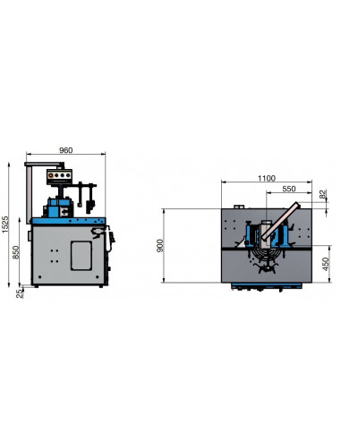 Toupie lourde à arbre inclinable triphasée Holzprofi TO1003