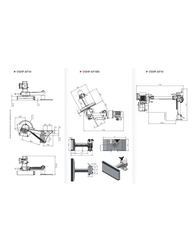 Entraîneurs à bois triphasé 1 rouleau bras 720mm Holzprofi VSHP-AF14