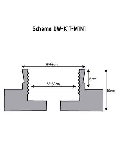 Kit mandrin tour à bois Ø70 mm | Coffret mors et accessoires
