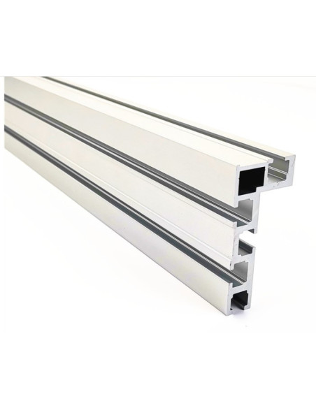 Règle de guidage 800x75mm à butées réglables