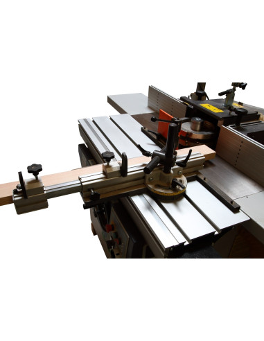 Combiné 6 opérations avec chariot alu ras de lame 410mm triphasé Holzprofi COMB410PRO