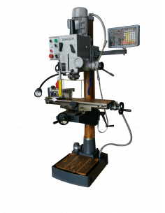 Perceuse / Fraiseuse / Taraudeuse Triphasée avec Visu Numérique et Avance Automatique – Perçage 40 mm