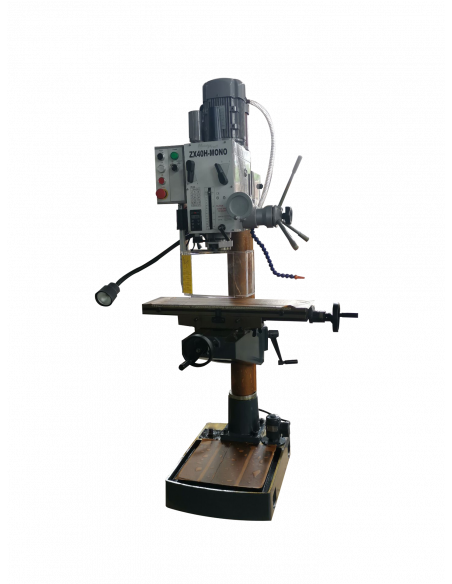 Perceuse/Fraiseuse/Taraudeuse à colonne – Perçage max 40 mm – Taraudage M12  Polyvalence, puissance et précision pour tous vos u