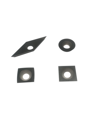 Jeu de plaquettes carbure DMS-HM4 | Tournage bois