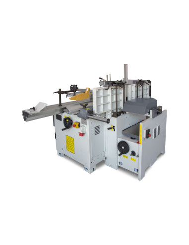 Combiné 5 opérations avec chariot alu ras de lame 320mm monophasé Holzprofi COMB320E-MONO