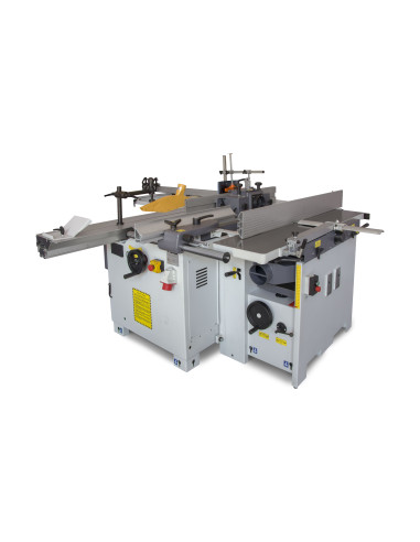 Combiné 5 opérations avec chariot alu ras de lame 320mm monophasé Holzprofi COMB320E-MONO