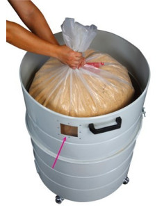 Groupe d'aspiration 230 litres double filtration triphasé Holzprofi R160TE-TRI 2