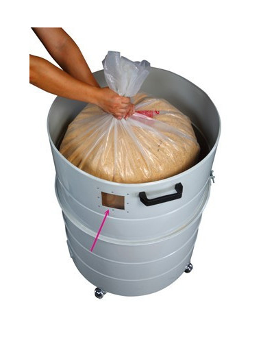 Groupe d'aspiration 230 litres double filtration triphasé Holzprofi R160TE-TRI