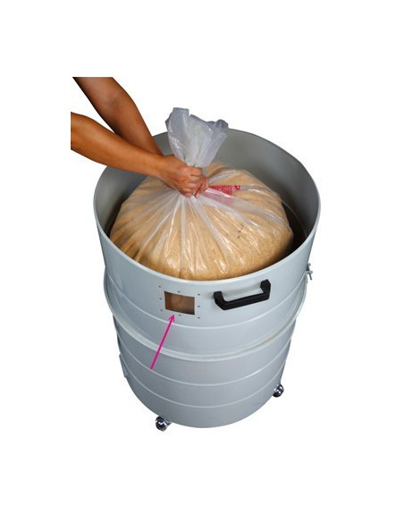 Groupe d'aspiration 230 litres double filtration triphasé Holzprofi R160TE-TRI