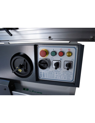 Combiné 5 opérations avec chariot alu ras de lame 320mm monophasé Holzprofi COMB320E-MONO