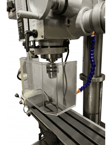 Perceuse/Fraiseuse/Taraudeuse à colonne avec visu numérique et avance automatique – Perçage 40 mm fonte/32 mm acier – Taraudage 