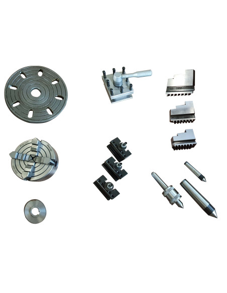 Tour à métaux triphasé CJM280/815-TRI – Ø usinable 280 mm – 750 W