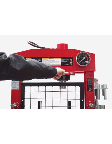 Presse hydraulique à levier et pédale Metalprofi HYC30-PRO