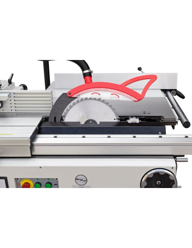 Combiné toupie - scie chariot 2000mm alu ras de lame monophasé Holzprofi maker TS315I-MONO
