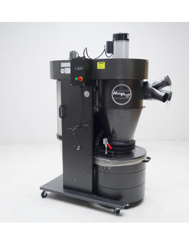 Groupe d'aspiration 240 litres cyclonique double filtration Holzprofi maker R200M