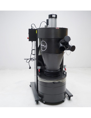 Groupe d'aspiration 240 litres cyclonique double filtration Holzprofi maker R200M