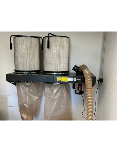 Aspirateur mobile 2 cuves Holzprofi maker FM300G-MONO