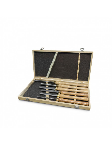 Coffret de gouges tournage bois | Jeu 6 outils