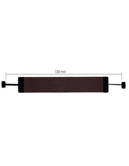Abrasif pour scie à chantourner 6mm, fixation plat 50.100