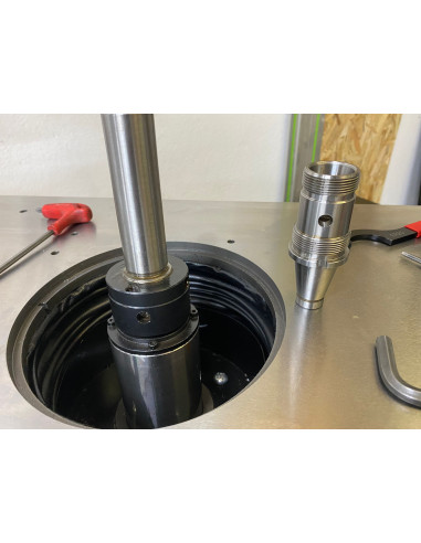 Combiné toupie - scie chariot 2000mm alu ras de lame monophasé Holzprofi maker TS315I-MONO