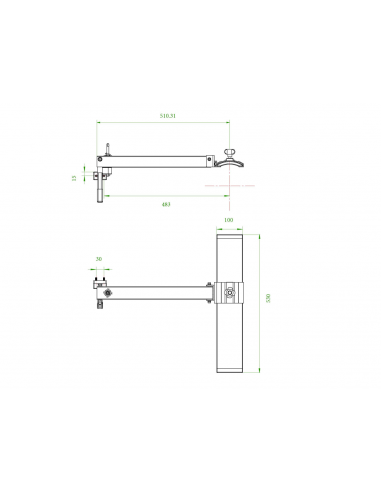 Protecteur pour dégauchisseuse 410mm Holzprofi