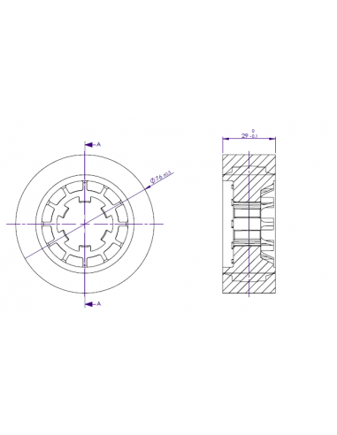 Galet de rechange pour entraîneur VSHPM3