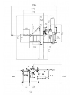 Combinée 5 opérations chariot alu ras de lame 250mm Jean l'ébéniste COMB250-SPIRAL-MONO