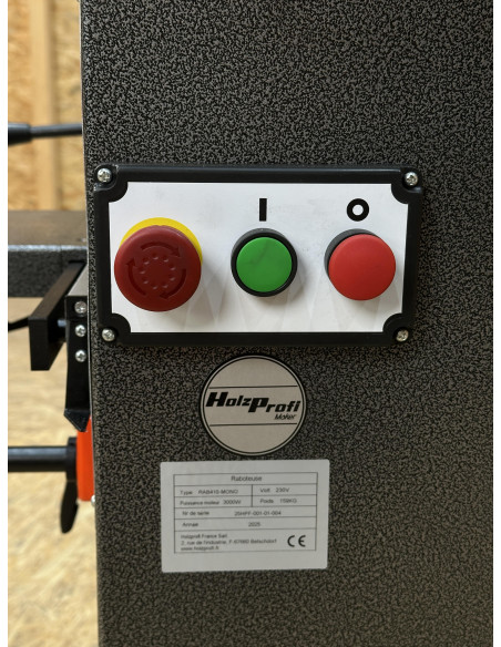 Raboteuse monophasée RAB410