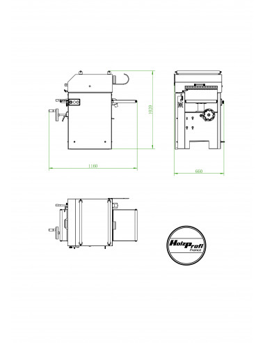Raboteuse monophasée RAB410