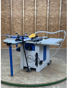 Combiné 2 opérations toupie-scie chariot alu ras de lame monophasé Holzprofi Starter TS1600 2