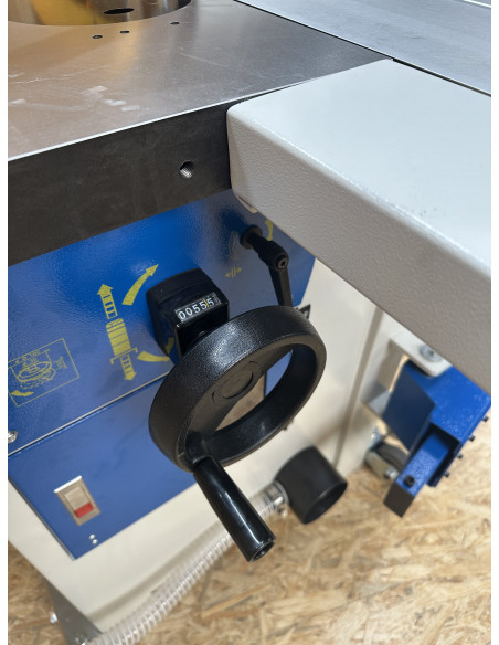 Combiné 2 opérations toupie-scie chariot alu ras de lame monophasé Holzprofi Starter TS1600