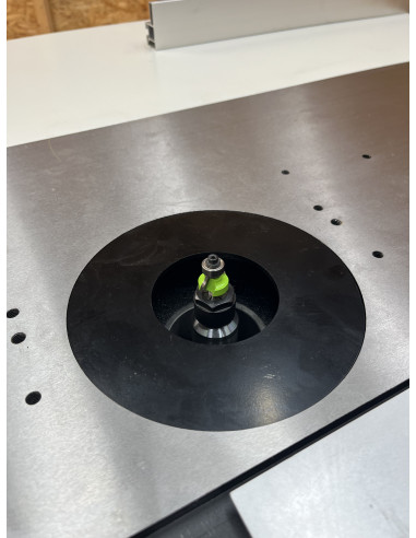 Combiné 2 opérations toupie-scie chariot alu ras de lame monophasé Holzprofi Starter TS1600