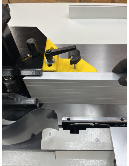 Combiné 2 opérations toupie-scie chariot alu ras de lame monophasé Holzprofi Starter TS1600
