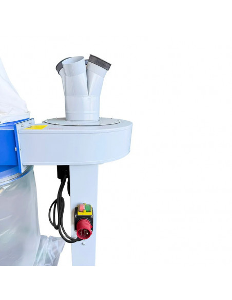 Groupe d'aspiration 570 litres /3 sacs triphasé Jean l'ébéniste FM350