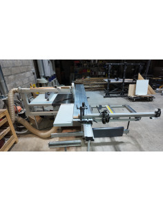 Scie format Holzprofi - Chariot longueur 3000 triphasée d'occasion à vendre 2