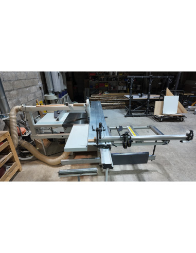 Scie format Holzprofi - Chariot longueur 3000 triphasée d'occasion à vendre