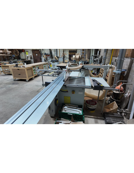 Scie format Holzprofi - Chariot longueur 3000 triphasée d'occasion à vendre