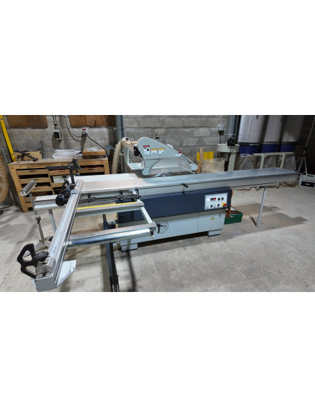 Scie format Holzprofi - Chariot longueur 3000 triphasée d'occasion à vendre