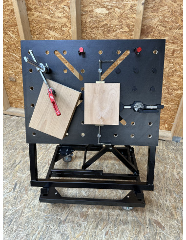 Presseurs horizontaux à vis pour table MFT – Maintien puissant, précis et sécurisé de vos pièces